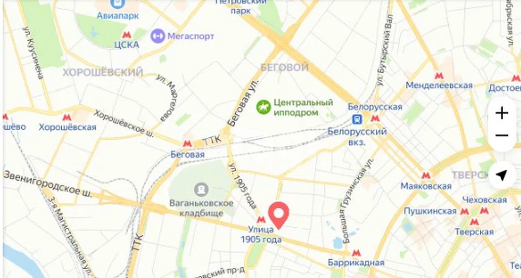 Московская 11 на карте