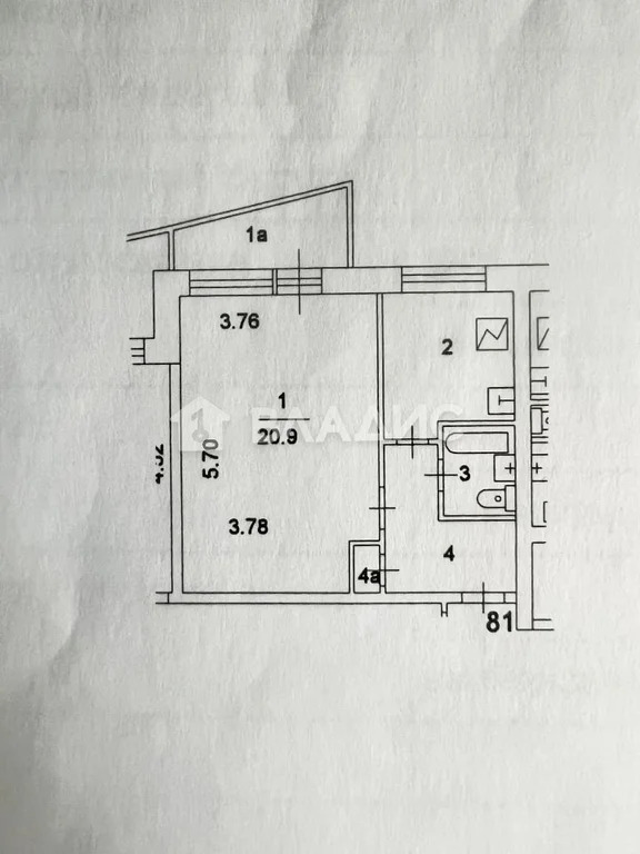 Москва, улица Чечулина, д.22, 1-комнатная квартира на продажу - Фото 23