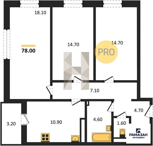 Продажа квартиры в новостройке, Нижнекамск, Нижнекамский район, ... - Фото 1
