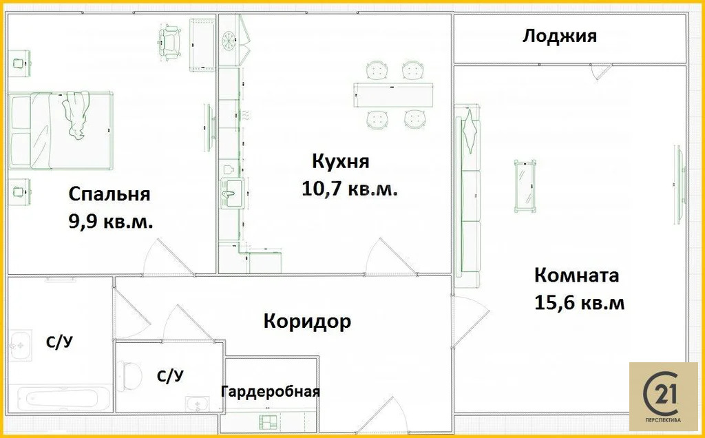 Продажа квартиры, Люберцы, Люберецкий район, улица Рождественская - Фото 3