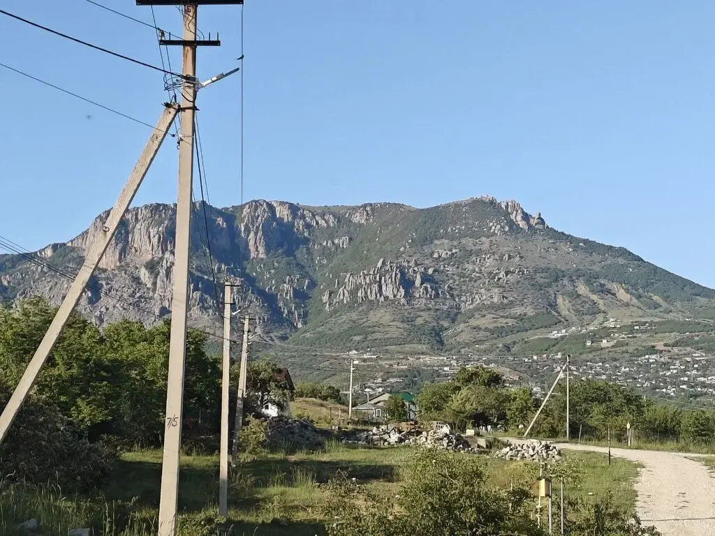 Участок с видом на море, горы и город Алушта, Крым - Фото 2