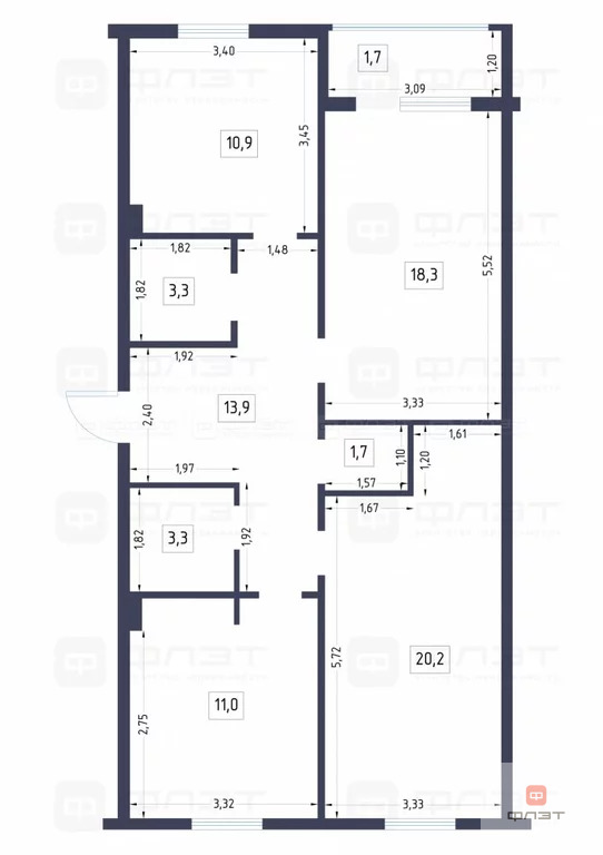 Продажа квартиры, Куюки, Пестречинский район, 13-й квартал - Фото 22