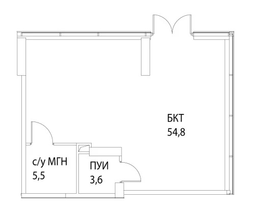 Аренда ПСН площадью 63,9 м2 - Фото 3