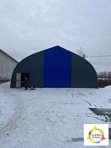 Сдается арочный неотапливаемый ангар, площадью 1500 кв - Фото 2