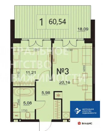 Продажа квартиры, Рязань, Мещерская улица - Фото 11