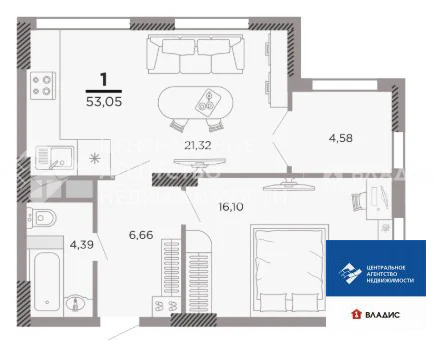 Продажа квартиры, Рязань, жилой комплекс Метропарк - Фото 9
