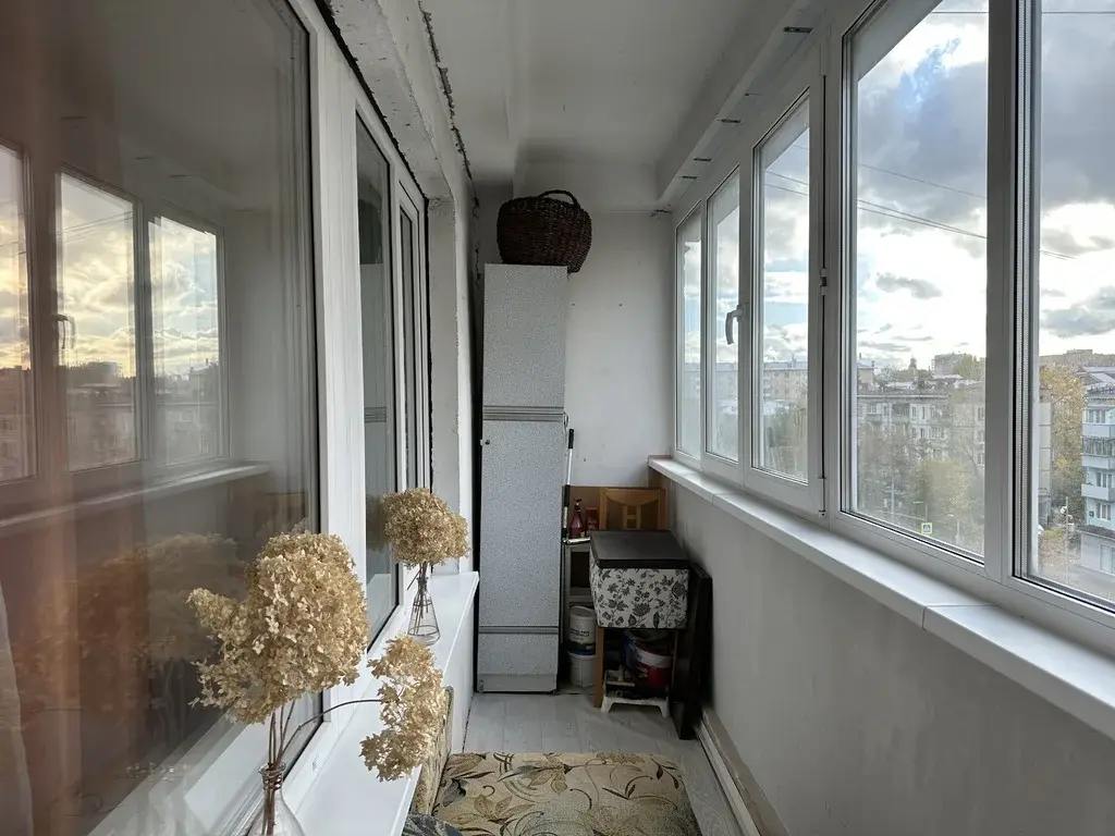 Просторная видовая Однушка на Шаболовке с большой Лоджией - Фото 30