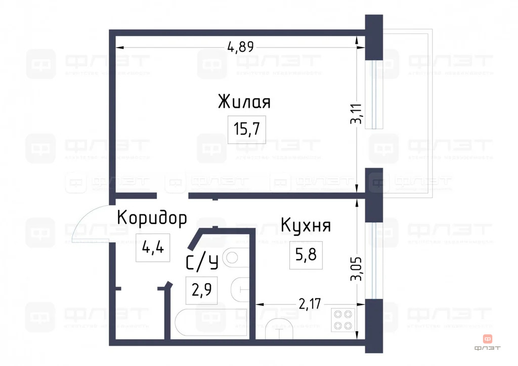 Продажа квартиры, Казань, ул. Братьев Касимовых - Фото 15
