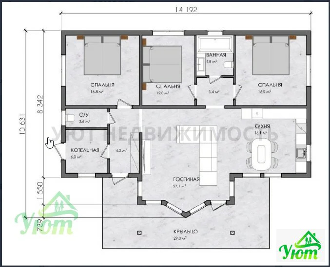 Продажа дома, Прудки, Зарайский район, улица Парковая - Фото 32