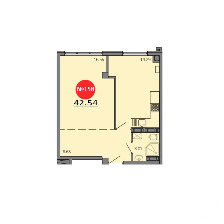 Продажа квартиры в новостройке, Белоглинка, Симферопольский район, ... - Фото 2