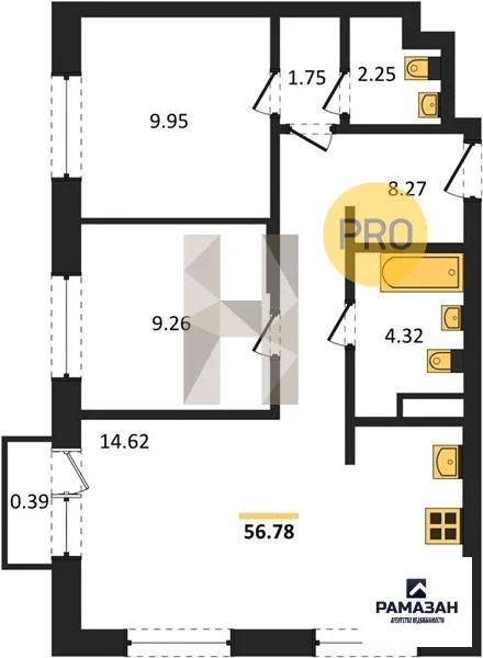 Продажа квартиры в новостройке, Казань, м. Проспект Победы, ул. ... - Фото 1
