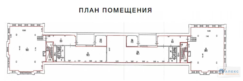 Аренда офиса 840 м2 м. Курская в бизнес-центре класса В в Басманный - Фото 7