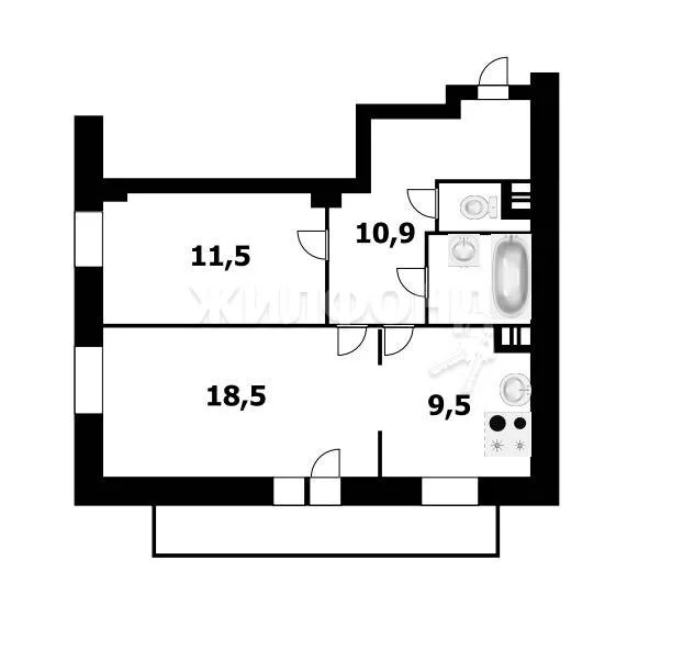 Продажа квартиры, Новосибирск, ул. Галущака - Фото 19