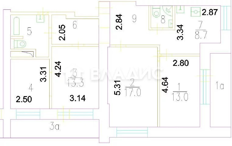 Москва, улица Губкина, д.9, 4-комнатная квартира на продажу - Фото 17