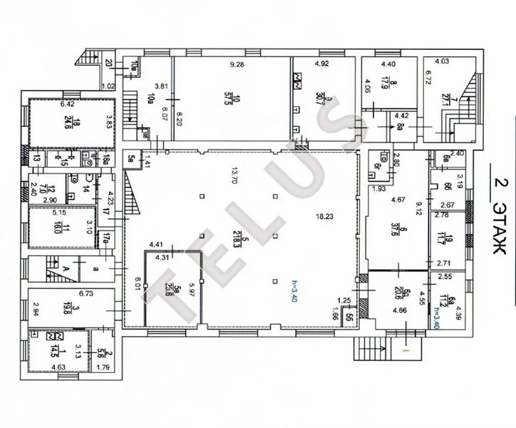 м. Окская, 1-й Институтский пр-д., 1224м2, Часть здания (ном. объекта: ... - Фото 11