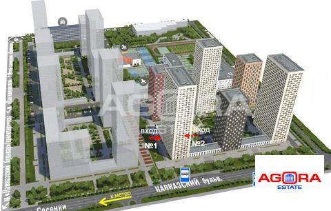 Продажа торгового помещения, м. Кантемировская, Кавказский б-р.