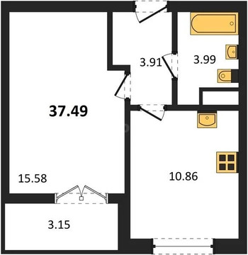 Продажа квартиры в новостройке, Севастополь, ул. Мате Залки
