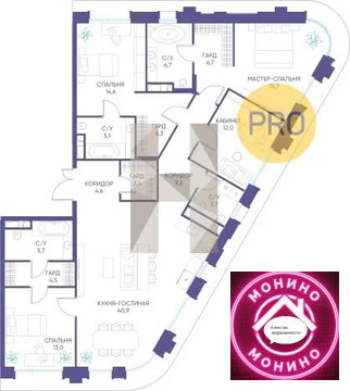 Продажа квартиры в новостройке, м. Спортивная, ул. Погодинская