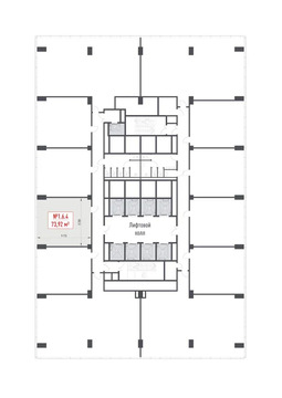 Продажа офиса 73.92 м2