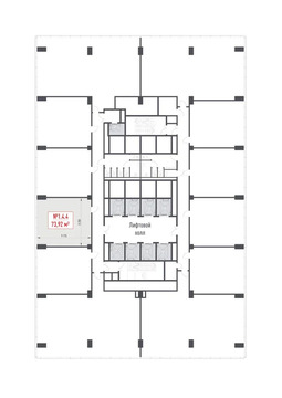 Продажа офиса 73.92 м2