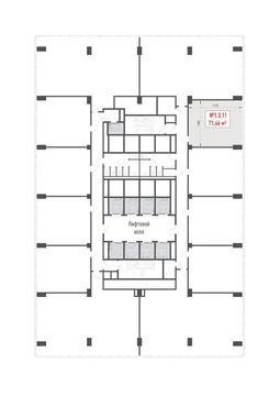 Продажа офиса 71.46 м2