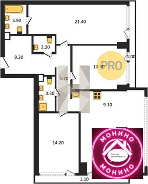 Продажа квартиры в новостройке, м. Фили, Кутузовский прд.