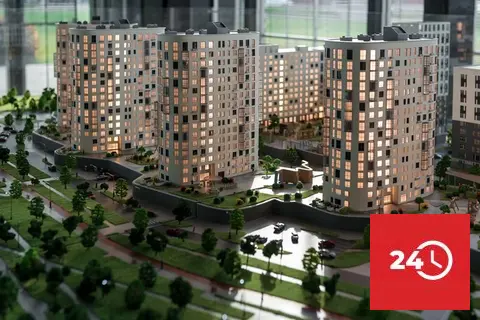 В продаже  2к квартира с большой кухней-гостиной в ЖК Лейк Таун