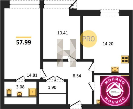 Продажа квартиры в новостройке, м. Рассказовка, Анны Ахматовой ул.