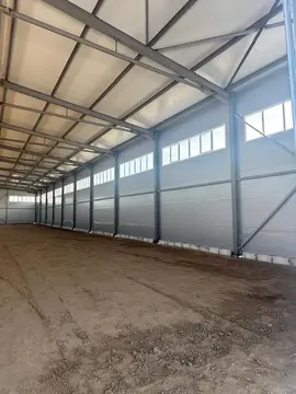 Утепленный ангар 1080 м2 и площадка 800 м2 для склада и производства