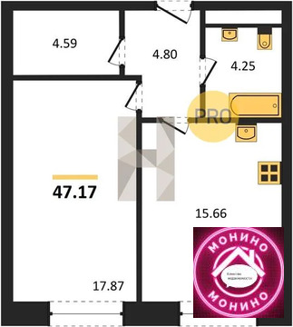 Продажа квартиры в новостройке, м. Рассказовка, Анны Ахматовой ул.