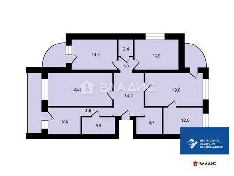 Продажа квартиры, Рязань, ул. Высоковольтная