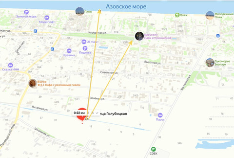 Продажа участка, Голубицкая, Темрюкский район, ул. Янтарная