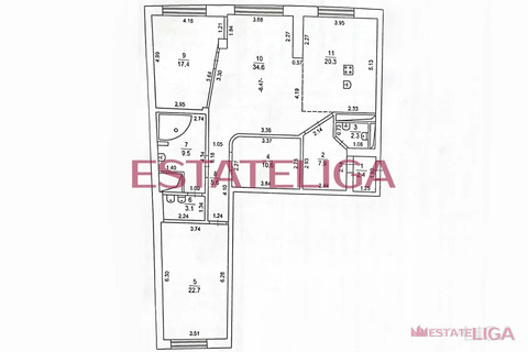 4-комнатная квартира, 136 кв.м., в ЖК "Сколково Парк"