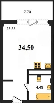 Продажа квартиры в новостройке, Севастополь, ул. Летчиков