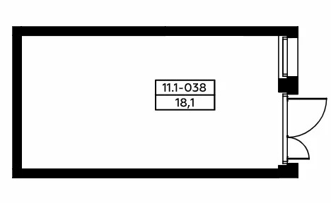 Продаётся торговое помещение, 18.1 м2