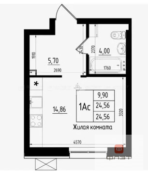 Продажа квартиры, Казань, ул. Михаила Миля