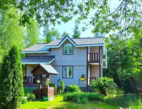 Загородный дом с мебелью, техникой, площадь 170 кв.м., газ, лес 10сот