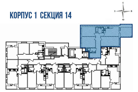 Корпус секции. Санкт-Петербург, Пискарёвский проспект, 25к2. Полюстрово ЦДС карта.