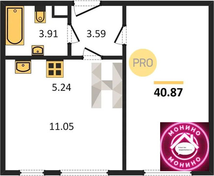 Продажа квартиры в новостройке, Пушкино, Воскресенский район, Новая ...