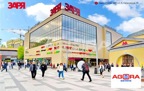 Аренда торгового помещения, м. Электрозаводская, Семёновская Б. ул