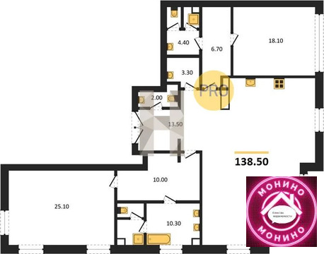 Продажа квартиры в новостройке, м. Площадь Революции, Богоявленский ...