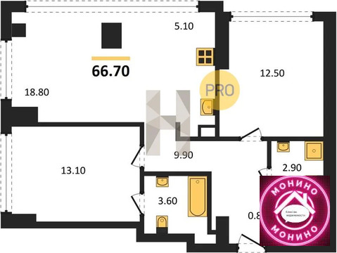 Продажа квартиры в новостройке, м. Фили, Кутузовский прд.