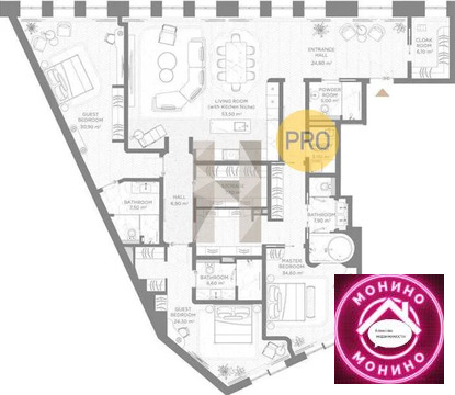 Продажа квартиры в новостройке, м. Лубянка, Большой Черкасский пер.