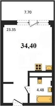 Продажа квартиры в новостройке, Севастополь, ул. Летчиков