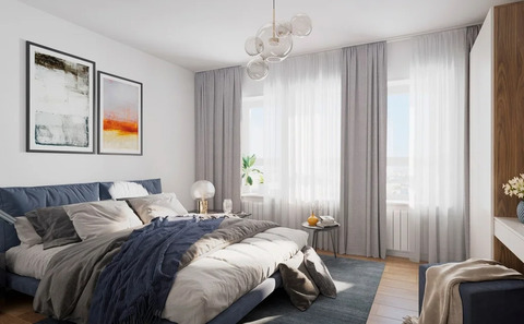 Новостройка, 1-ка, ЖК Прибрежный Парк, Домодедово, Ям, 10.1