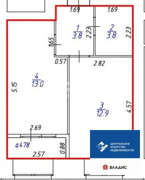 Продажа квартиры, Рязань, ул. Космонавтов