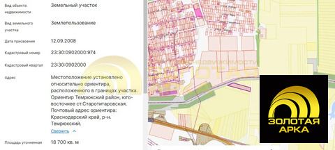 Продажа участка, Старотитаровская, Темрюкский район, Ильича пер.