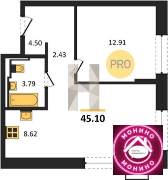 Продажа квартиры в новостройке, м. Домодедовская, 25-26 км МКАД ул.