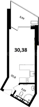 Продажа квартиры в новостройке, Севастополь, Качинское ш.
