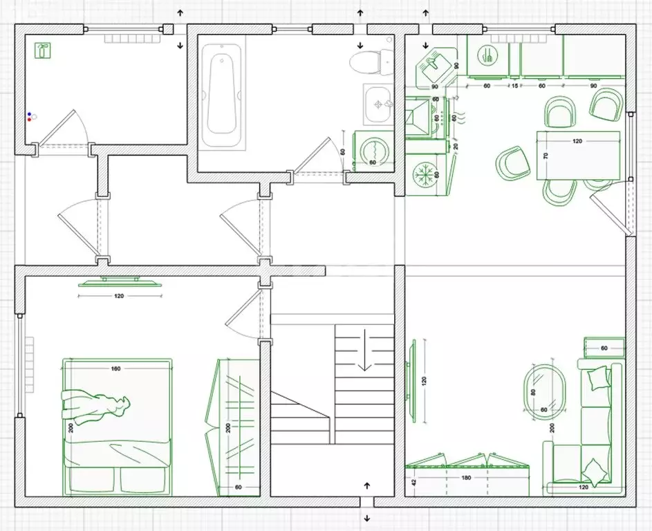 Дом в Троицкое, СНТ Витамин, 5-я линия (117 м) - Фото 1
